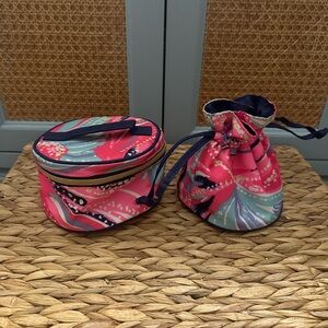 Lilly Pulitzer Oh My Guava Travel Jewelry Set Lot of 2